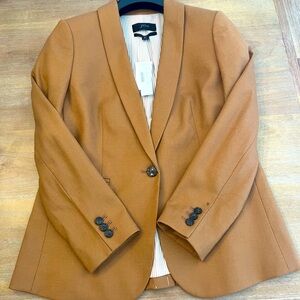 Jcrew Blazer - brand new, with tags, never worn!  Beautiful Caramel color.